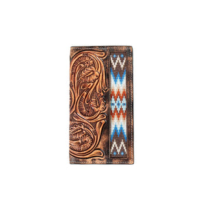 3D FLOAL TOOLED SW INALY RODEO WALLET