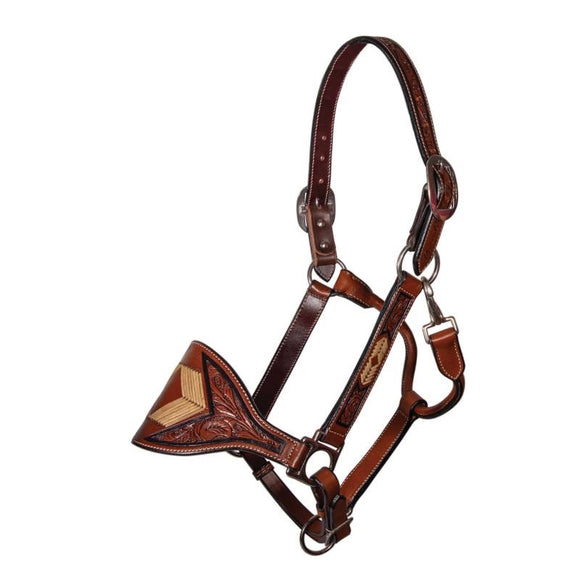 Chocolate Arrowhead Bronc Halter3PLBH-ARR