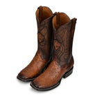 BOTA CUADRA SQUARE TOE OSTRICH BOOTS CU457