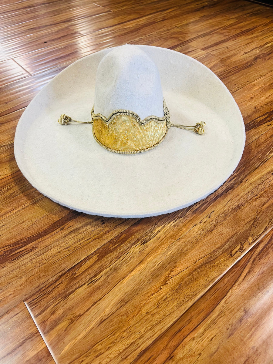 SOMBREO CHARRO GALON " 57 " MEX 7 1/8 USA