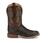 TONY LAMA MEN'S FOSTER BROWN SIENNA FULL QUILL OSTRICH WESTERN BOOTS EP6098