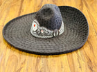 SOMBREROS DE CHARRO DE PELO BORDADO EN PITA FINA TOQUILLA "58 "