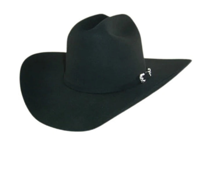 Serratelli Hat Company Black Cowboy Hat 6x Beaver Felt 7 1/4