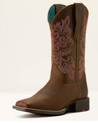 Ariat Women's Round Up StretchFit Western Boots - Broad Square Toe 10064078