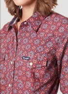 Wrangler Women's Retro Long Sleeve Western Shirt 112336527