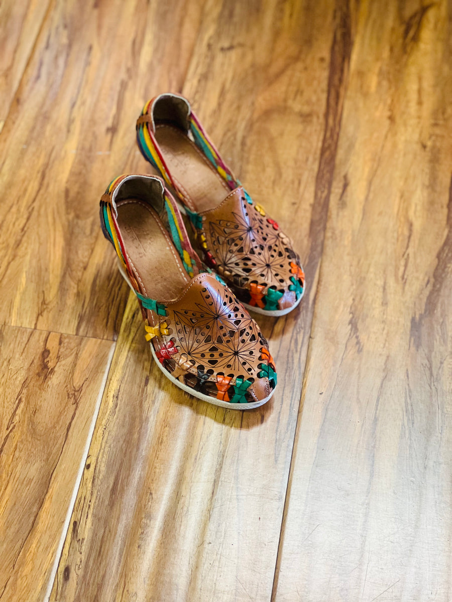 SINDY LEATHER SANDALS HEELS 1732