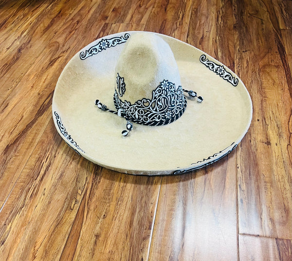 SOMBRERO DE CHARRO DE LANA DE ESTILO S.L.M. "58"