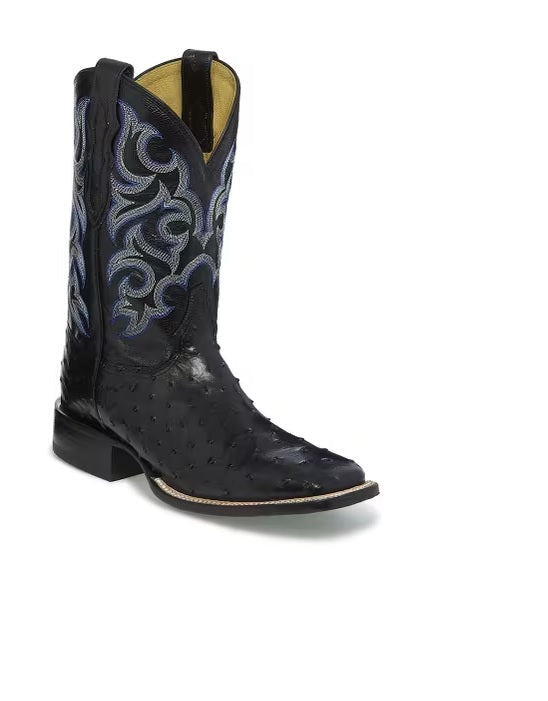 Justin Men's Truman Western Boots - Black 8514
