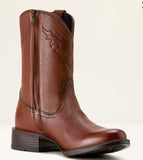 Ariat Men's Cinnamon Sonoro Bantamweight Zip Roper Toe Boots 10063982