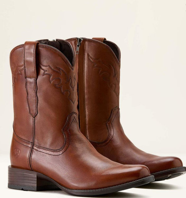 Ariat Men's Cinnamon Sonoro Bantamweight Zip Roper Toe Boots 10063982