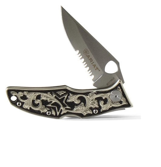 Ariat Folding Knife with Hybrid Blade