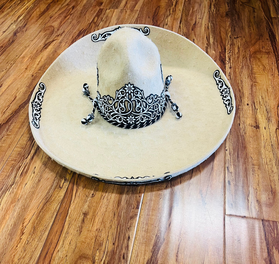 SOMBRERO DE CHARRO DE LANA DE ESTILO S.L.M. "58"
