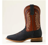 Ariat Men's Navy Bison & Ginger Spice TekStep Wide Square Toe Boots 10063784