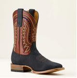 Ariat Men's Navy Bison & Ginger Spice TekStep Wide Square Toe Boots 10063784