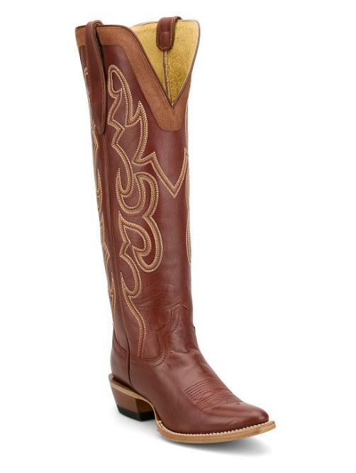 Justin Women's Ada 17" Red Tall Western Boots VN4481L