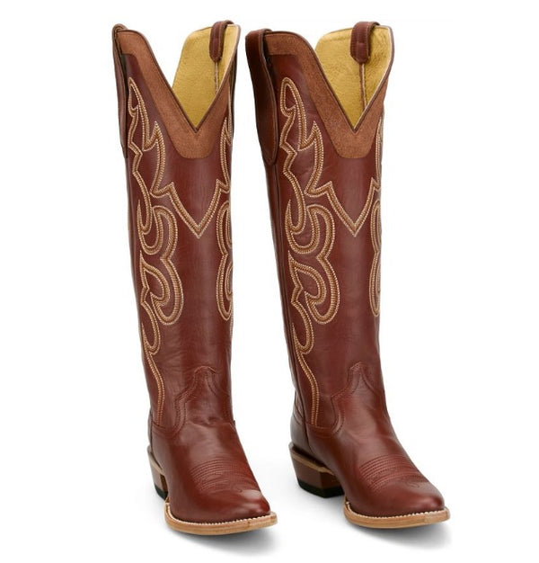 Justin Women's Ada 17" Red Tall Western Boots VN4481L