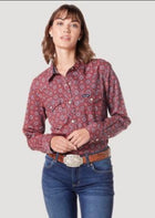 Wrangler Women's Retro Long Sleeve Western Shirt 112336527