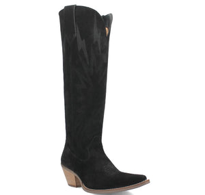 Dingo Women's Thunder Road Western Performance Black Boots - Snip Toe  DI597-BK