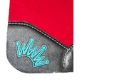Best Ever Kush Collection Kush Red Gooseneck Contour Wool Saddle Pad Free: Best Ever Mule Tape Halter w/ 8.5′ Lead