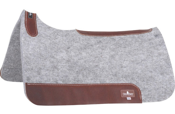 Classic Equine 1" Blended Wool & Felt Horse Saddle Pad 31 X 32. * FREE * Rope Halter and 8-foot Leadrope