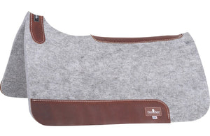 Classic Equine 1" Blended Wool & Felt Horse Saddle Pad 31 X 32. * FREE * Rope Halter and 8-foot Leadrope