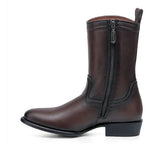 BOTIN CUADRA EN PIEL GENUINA PARA CABALLER CU860
