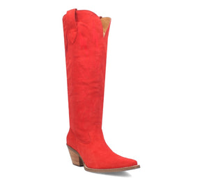 Dingo Women's Thunder Road Western Performance Red Boots - Snip Toe DI597-RD