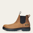 Ariat Men's Turbo Chelsea Waterproof Work Boots - Soft Toe 10032609 " EE "