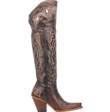 Dan Post Women's Kommotion Chocolate Leather 20" Western Boots DP4342