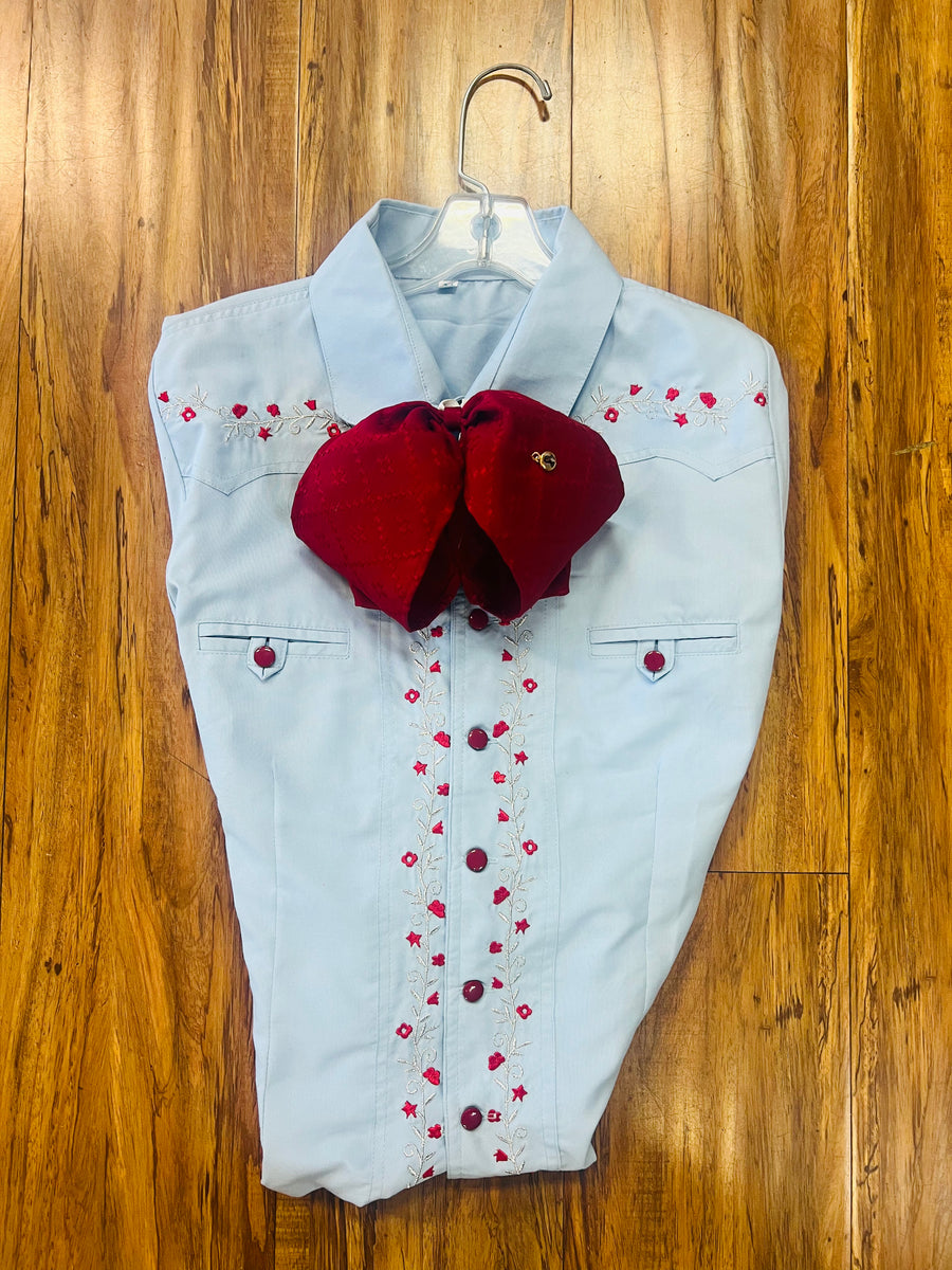 CAMISA CHARRA BORDADA