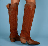 Dingo Women's Drama Queen Overlay Tall Western Boots - Round Toe DI2251-BG4
