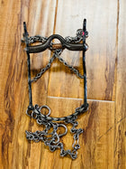 FRENO FINO PARA CABALLO COLOR NEGRO