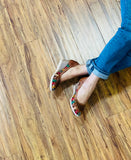 ROXY'S LEATHER SANDALS HEELS 1731