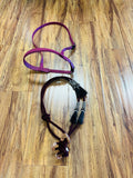 RIENDAS Y BOSAL COLOR MAROON