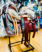 SILLA DE MONTAR PITEADA