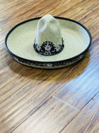 SOMBRERO DE CHARRO DE LANA DE ESTILO ZAPATISTA "58"