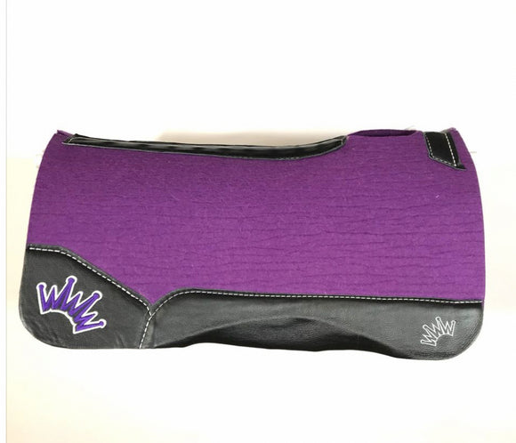 BEST EVER PAD 32X32 KUSH PURPLE WOOL SADDLE PAD