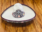 SOMBREROS DE CHARRO DE PELO BORDADO EN PITA FINA TOQUILLA Y RIBETE