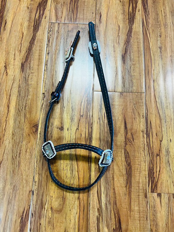 CABEZADAS PARA CABALLO CHARRO COSIDA A MANO CON CUERNO DE VENADO