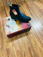 Botines Charros Grasso Original El Besserro Color Negro