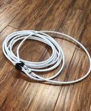 Soga Para Florear . 25FT. ALL WHITE TRICK ROPING ROPE.