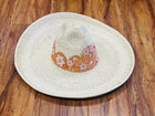 SOMBRERO DE CHARRO "54" SOYATE DE PINA PIRORABADO. CHARRO HAT PLAM IN A PINA PINEAPPLE EMBOSSED