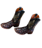 CONGNAC FISH PRINT COWBOY BOOTS