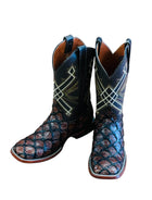 CONGNAC FISH PRINT COWBOY BOOTS