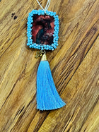 ESCAPULARIO DE LA VIRGEN DE GUADALUPE EN  COLOR AZUL