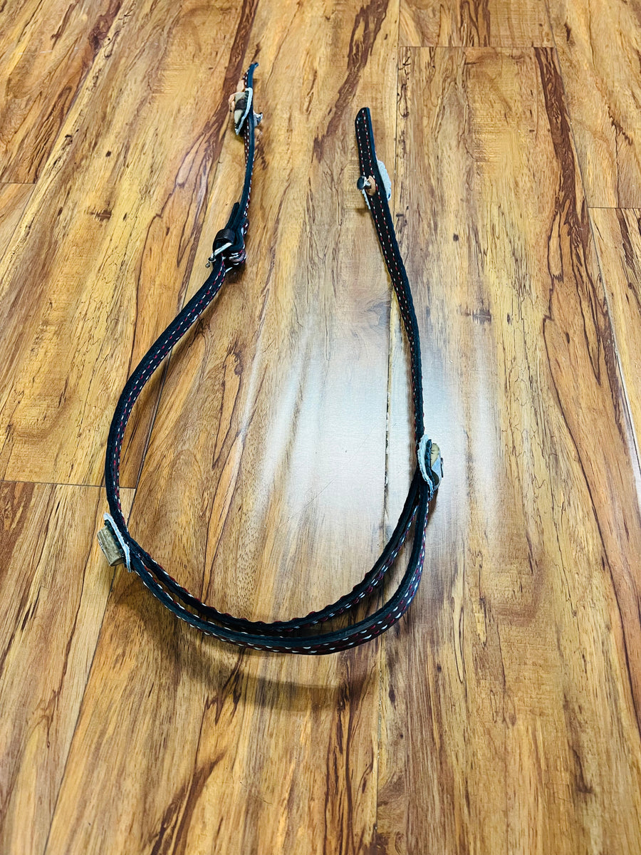 CABEZADAS PARA CABALLO CHARRO COSIDA A MANO CON CUERNO DE VENADO