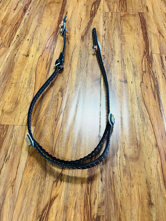CABEZADAS PARA CABALLO CHARRO COSIDA A MANO CON CUERNO DE VENADO