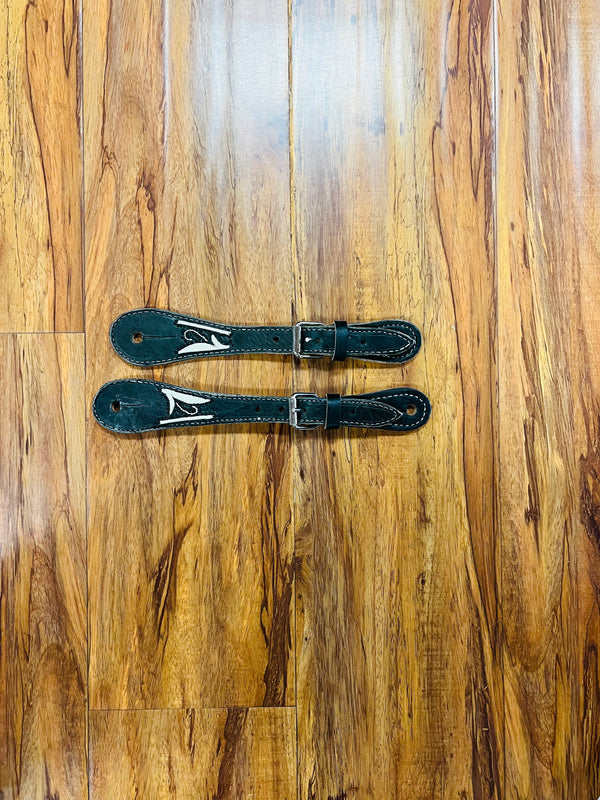 CORREONES PARA ESPUELAS BORDADO EN PITA