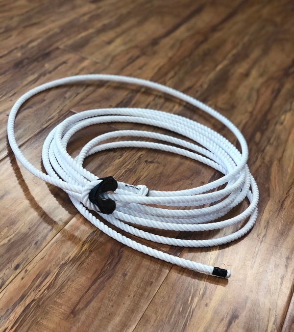 Soga Para Florear . 25FT. ALL WHITE TRICK ROPING ROPE.