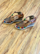LIZZY LEATHER SANDALS  HEELS 1574